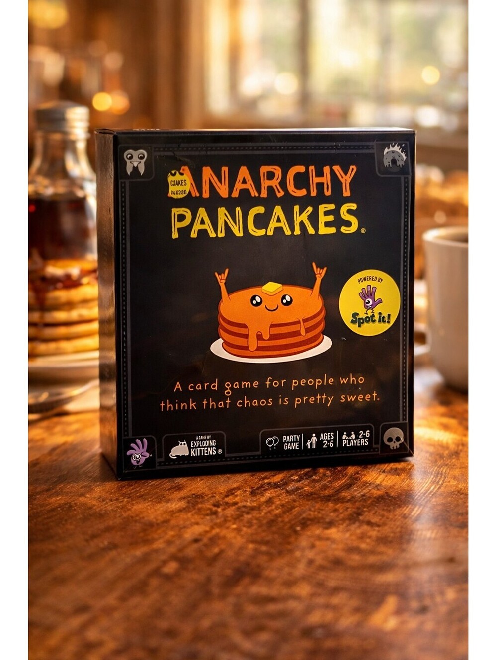 Anarchy Pancakes Card Game by Exploding Kittens Chaos Party Game, NEW, SEALED